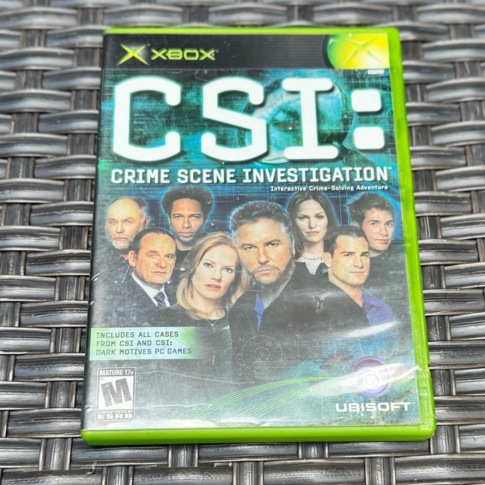 XBOX CSI: Crime Scene Investigation Video Game for Microsoft Xbox, 2004